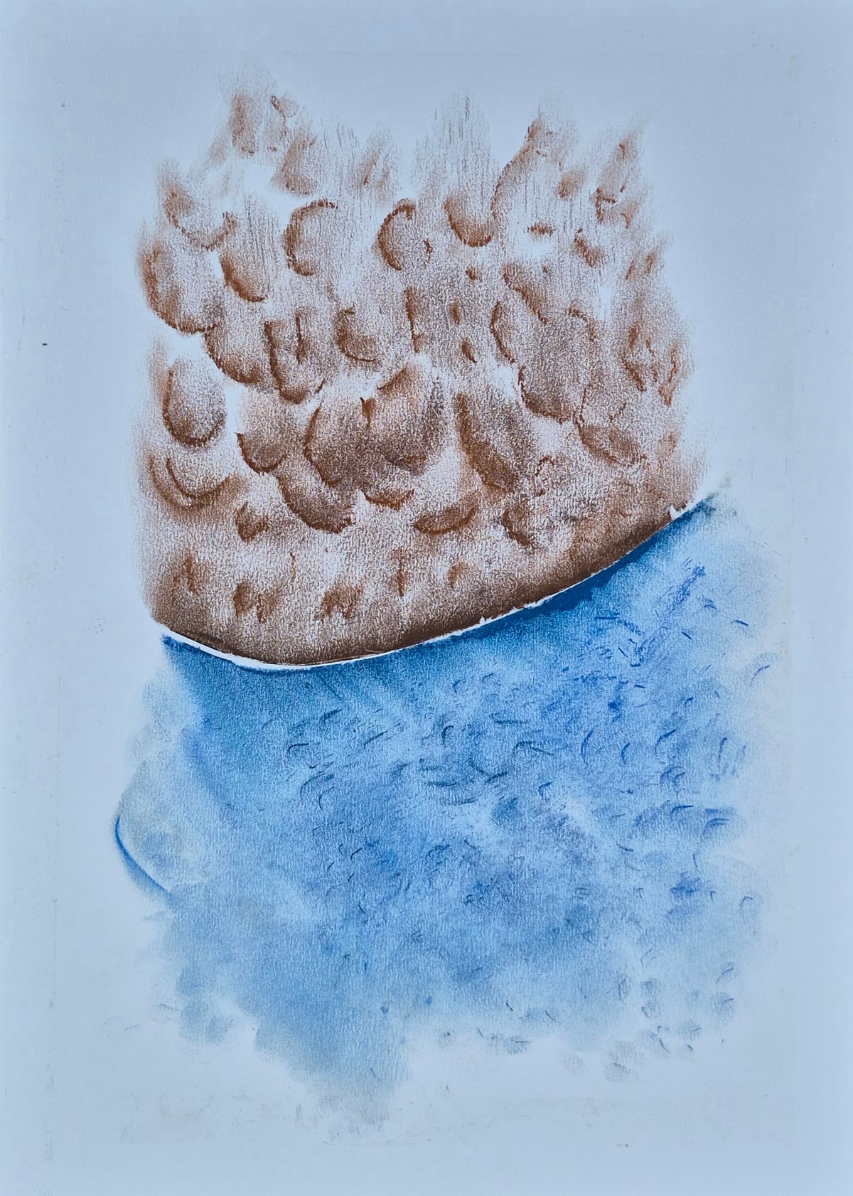 «No fue en vano», pastel tiza sobre papel (2026). Obra de Mito Dev.