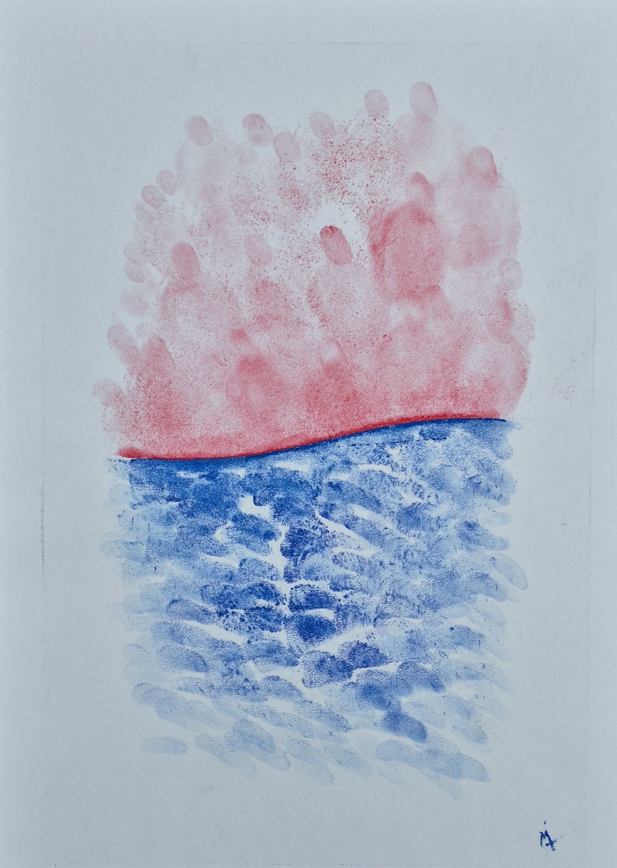 «Se acaba», pastel tiza sobre papel (2026). Obra de Mito Dev.