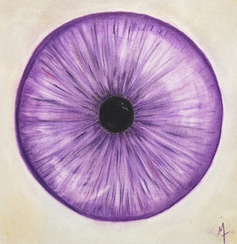 Algo que quiero ver - Pastel tiza sobre papel (2025)