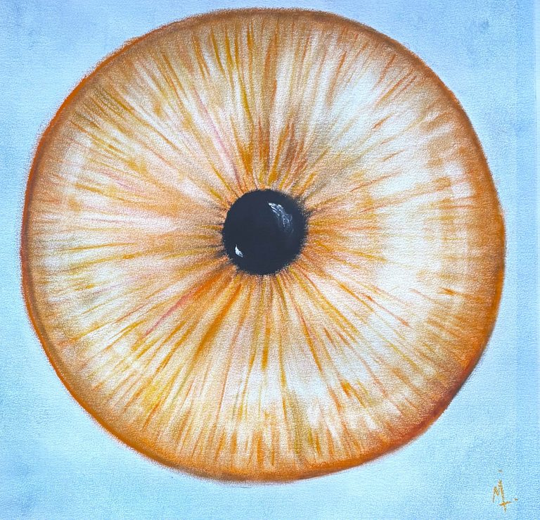 Dejame ver - Pastel tiza sobre papel (2025)