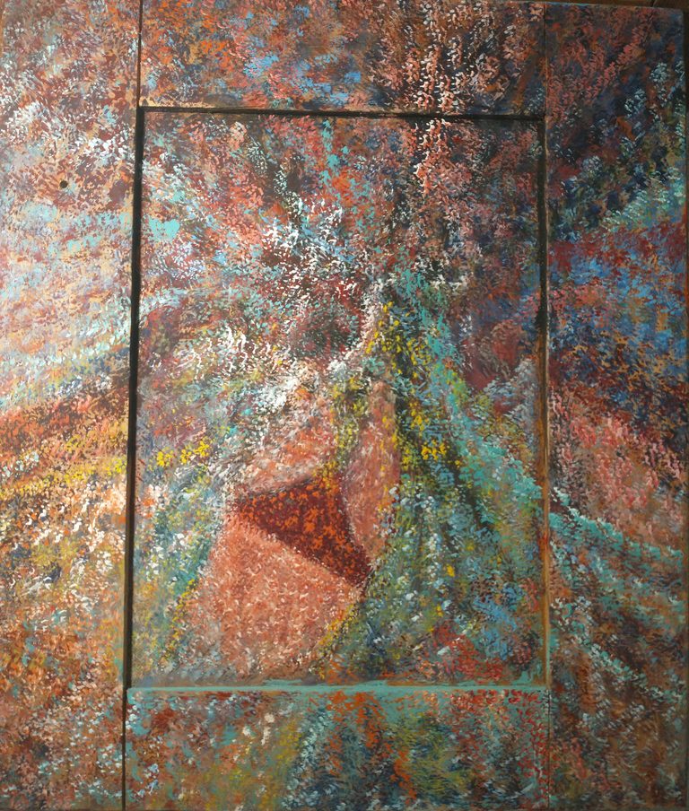 Universo (A y B) - Acuarela sobre madera (2020)